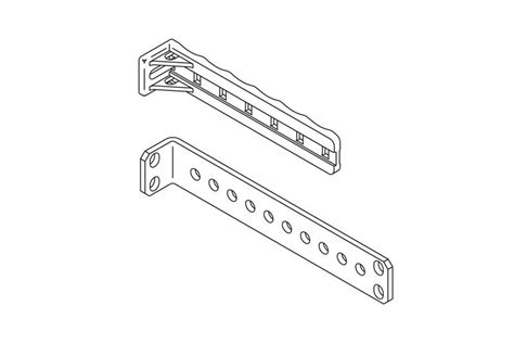 4 metal stand off brackets for data center|chatsworth stand off brackets.